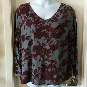 Lane Bryant V neck top